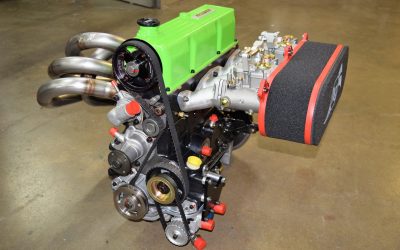 Ford Pinto engine with Weber distribution and carburettors and 4-in-1 exhaust